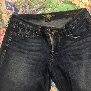 Size 6 skinny jeans lucky brand